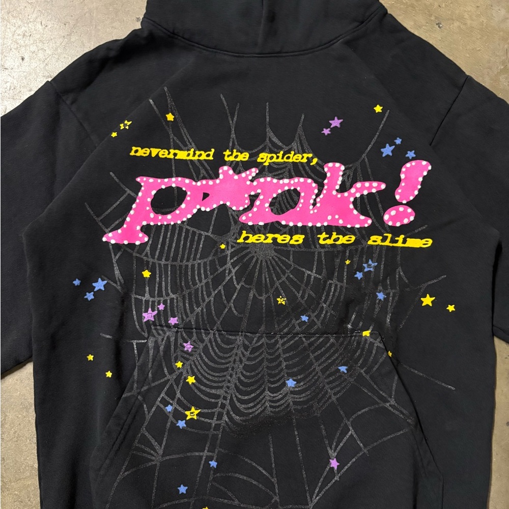 Sp5der Punk V2 hoodie  ‘Black’